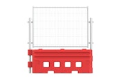RB22 Barrier with Mesh Panel