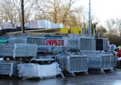 Selection of used pedestrian barriers