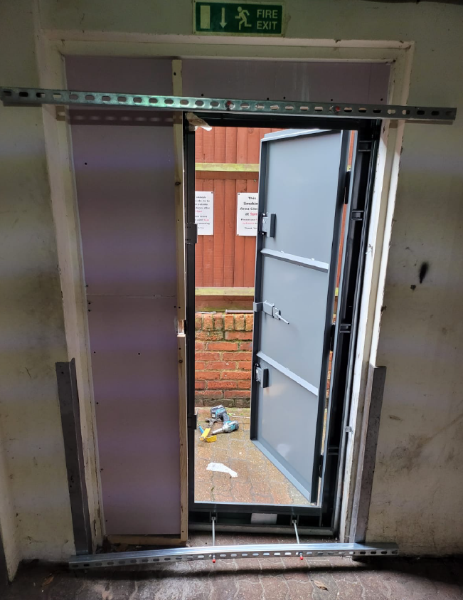 High Security door inside view