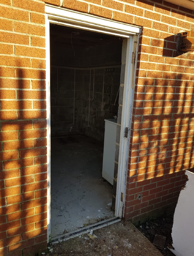 Door before security added