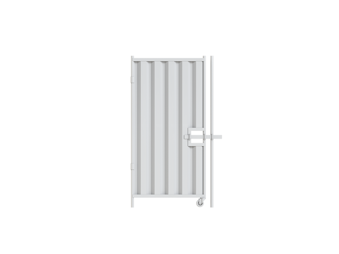 steel hoarding pedestrian gate - unframed