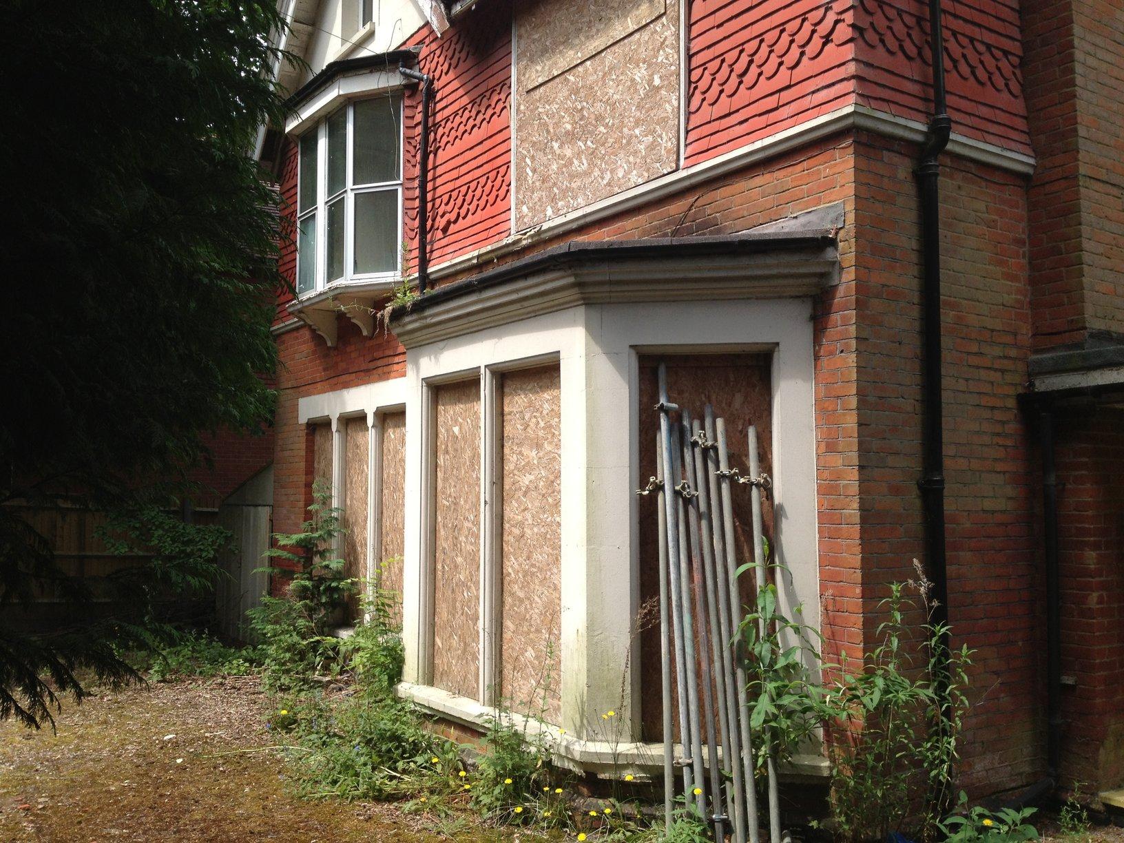 Boarding up in East Sussex