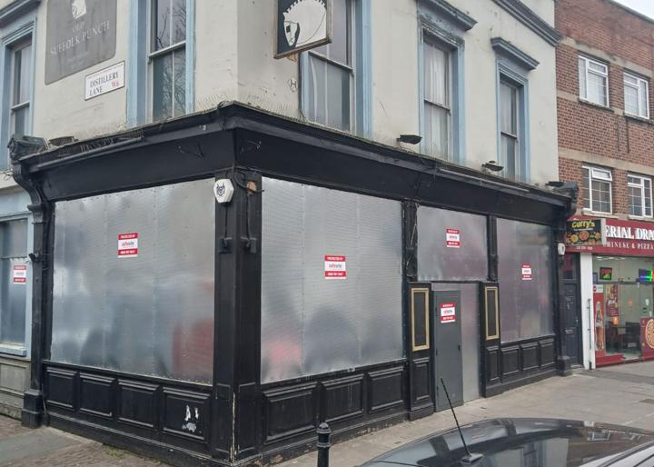 security steel doors installed on vacant property in high street