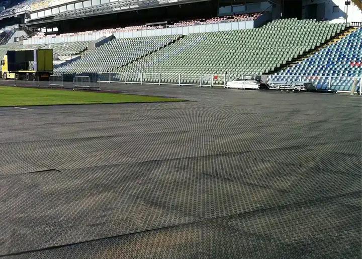 duramatt connected and installed at outdoor event
