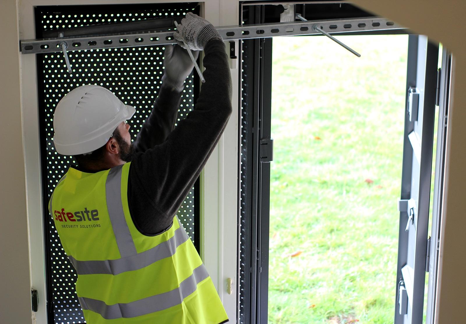 sitex screen install inside the property