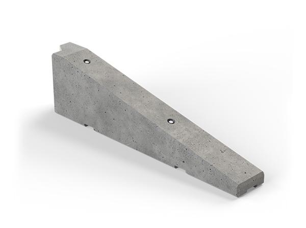 tvcb concrete barrier end section