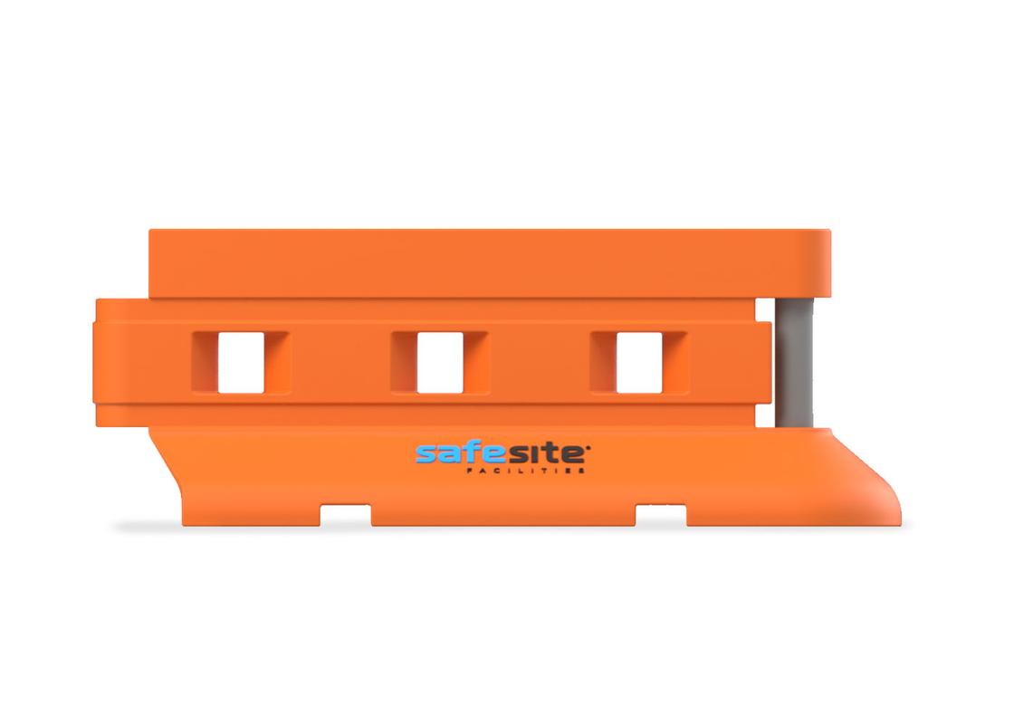 Standard Red Rhino Barriers - Front View