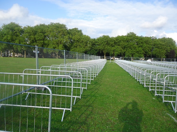Crowd Control Barriers at the London 2012 Olympics and Para Olympics