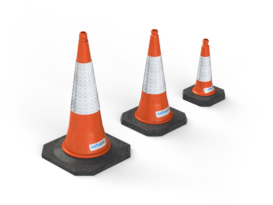 Self-Weighted 2 Piece Traffic Cones