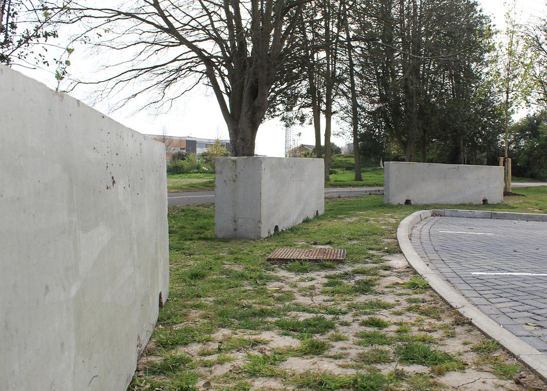3m concrete barriers used