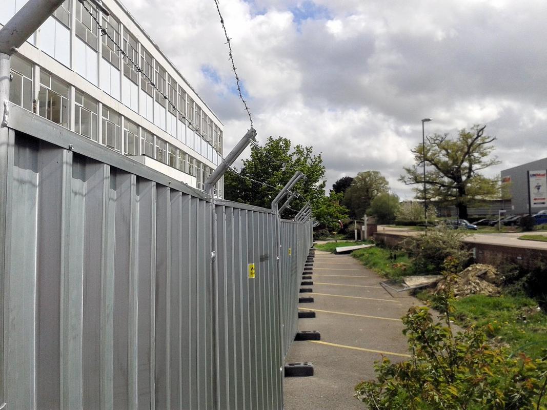 Barbed Wire Hoarding