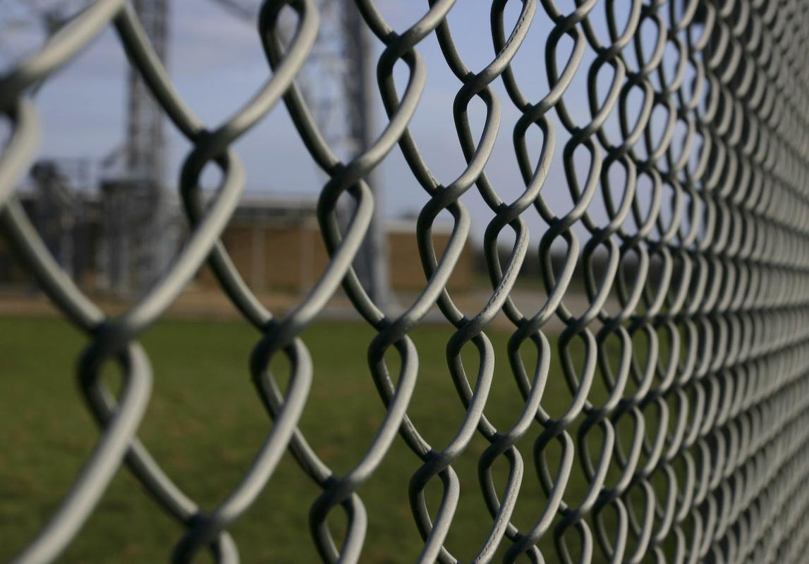 Chain link fence