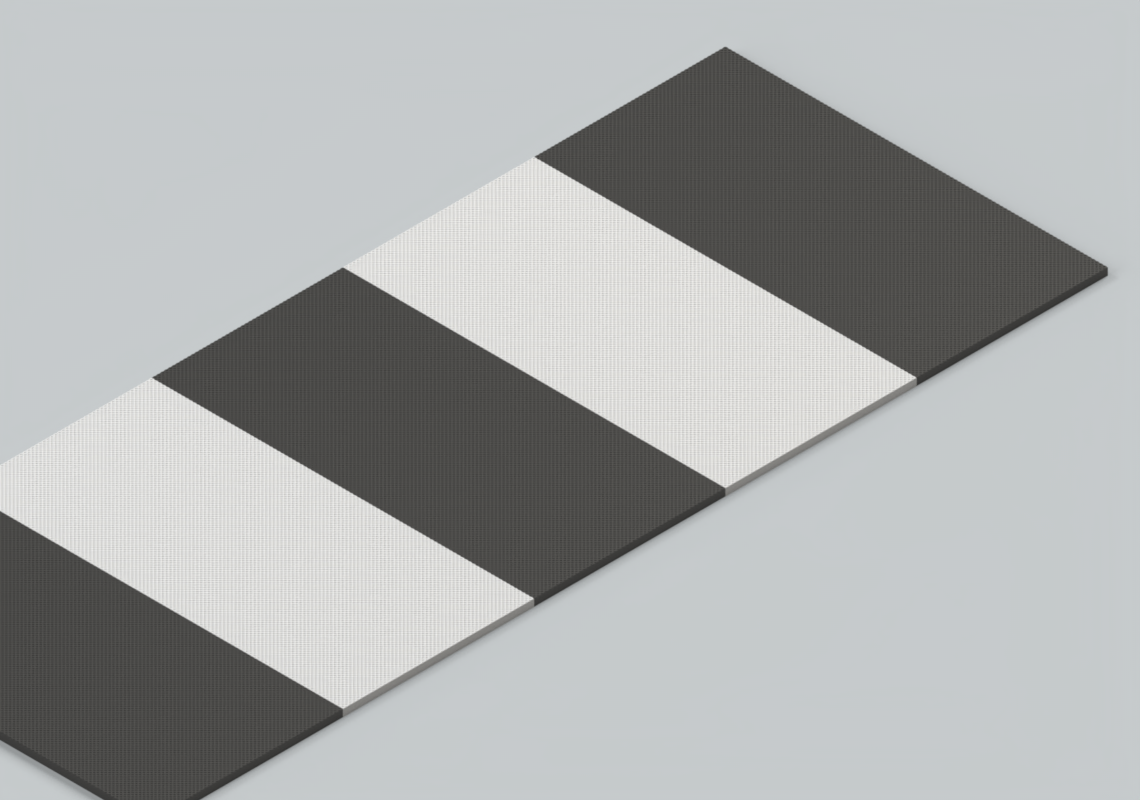 Clear Path Walkway Mat White