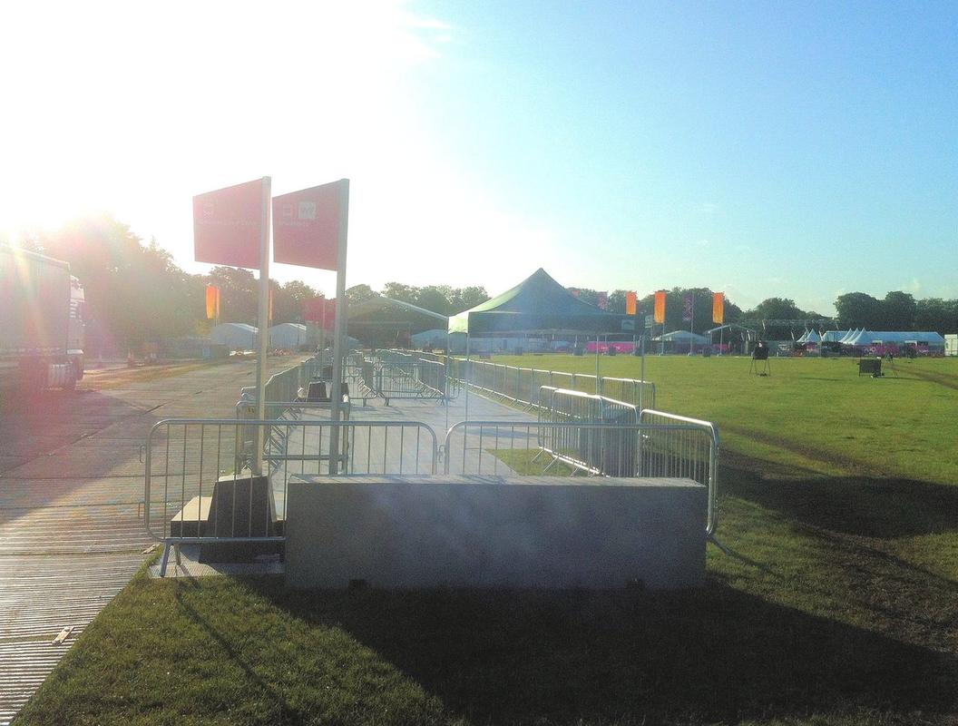 Concrete barriers for events (2)