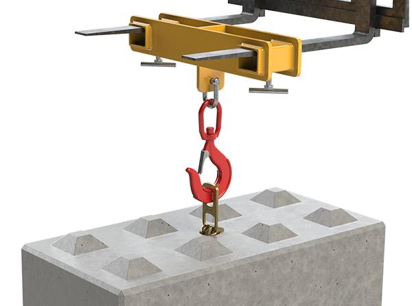 concrete lego block - Lifting clutch