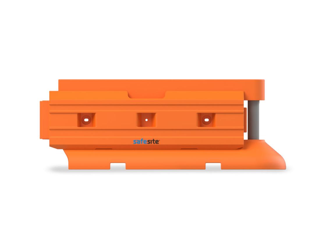 Front view of Red Rhino Restraint Barrier