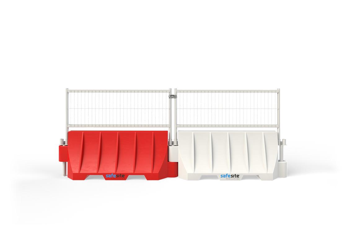 site-wall 1.2m mesh panels connected to barriers