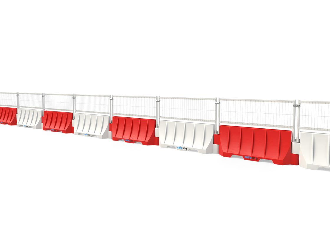 site-wall 1.2m mesh panels connected to barriers
