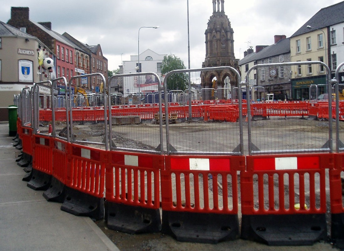 StrongWall barrier in town centre