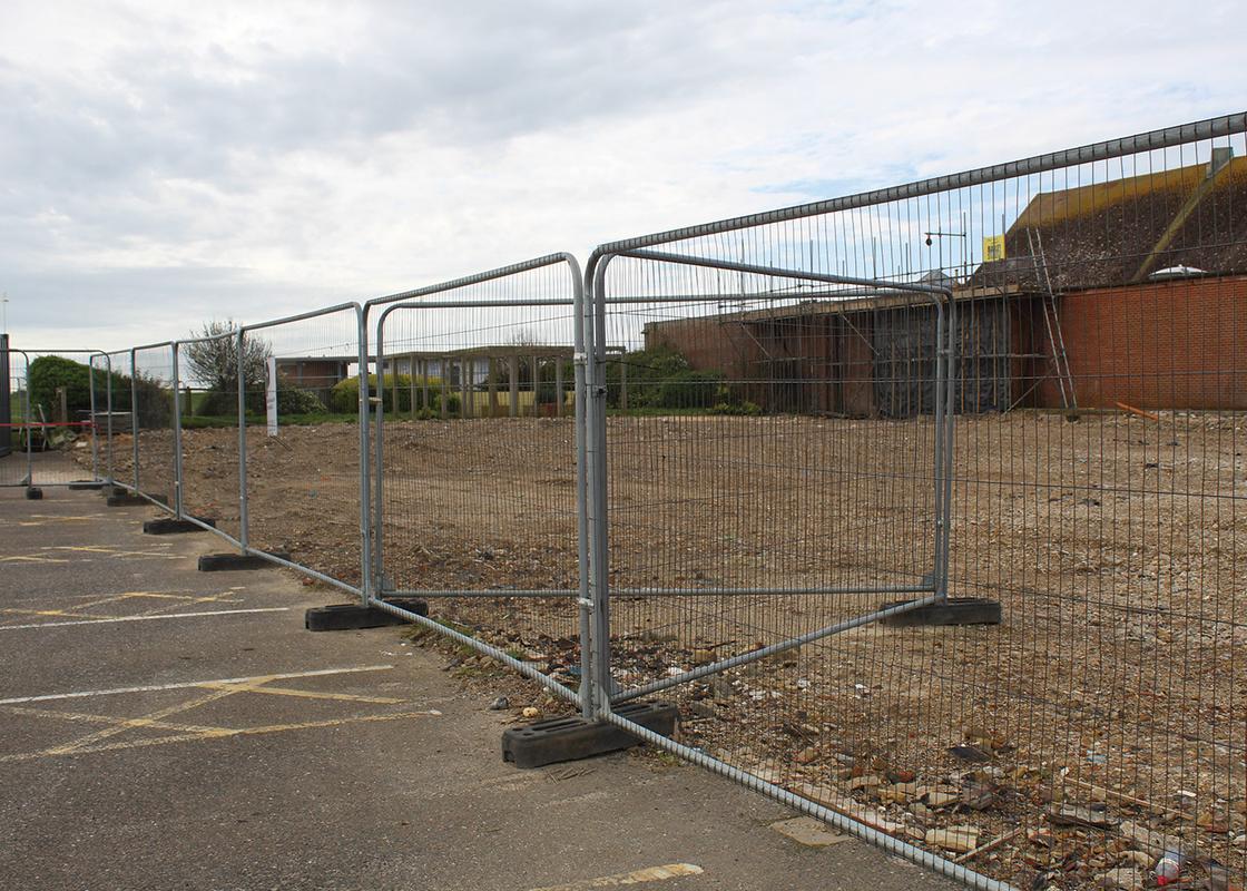round top temporary fencing
