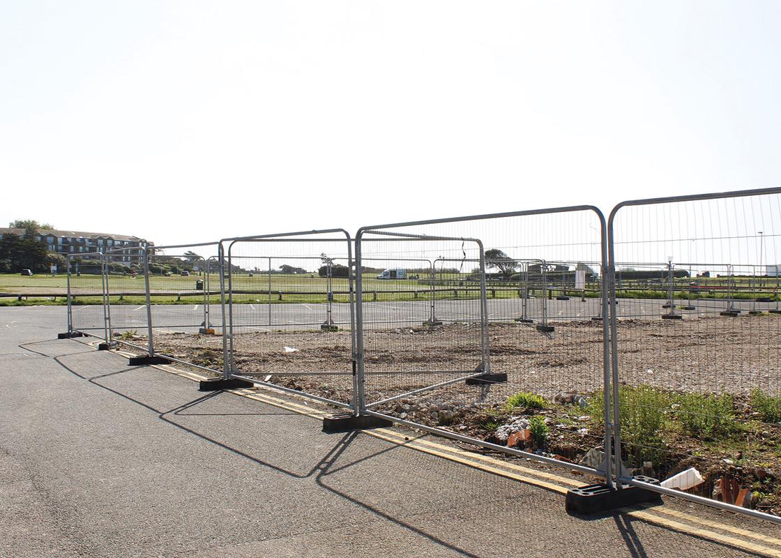 round top temporary fencing