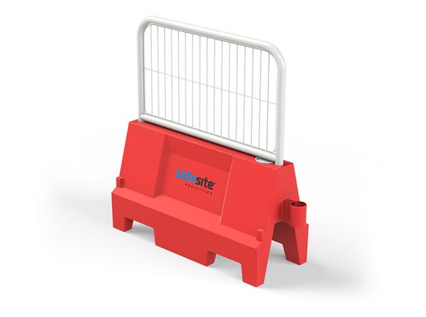 evo 55 barrier with mesh fencing