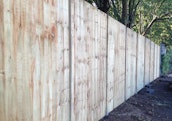 closeboard wooden fencing