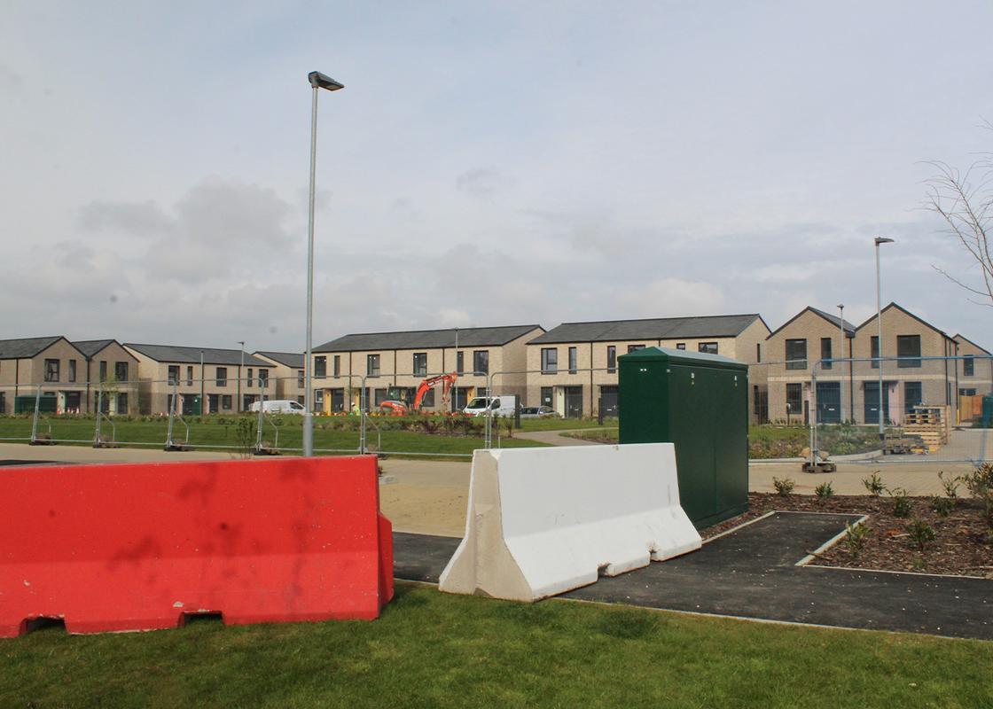 jersey concrete barriers used