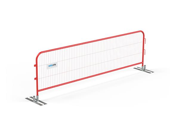 3.5m Pedestrian Barrier Red