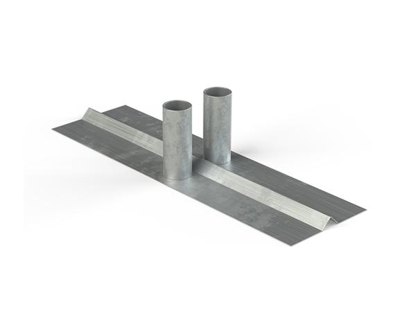 3.5m Pedestrian Barrier with Metal Feet