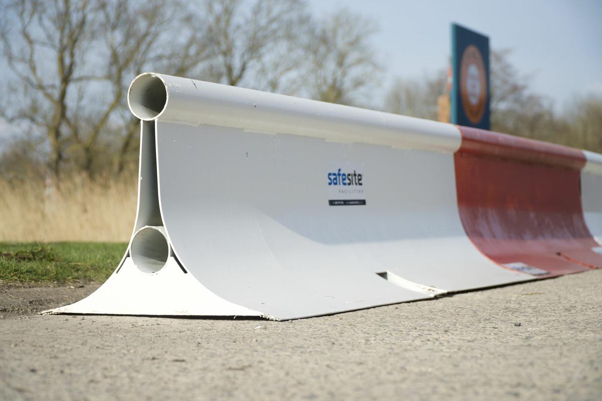 MASS barrier white joined with red