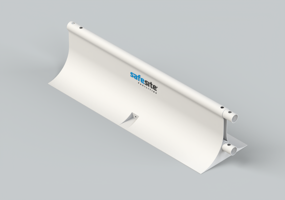 White Mass Crash Barrier