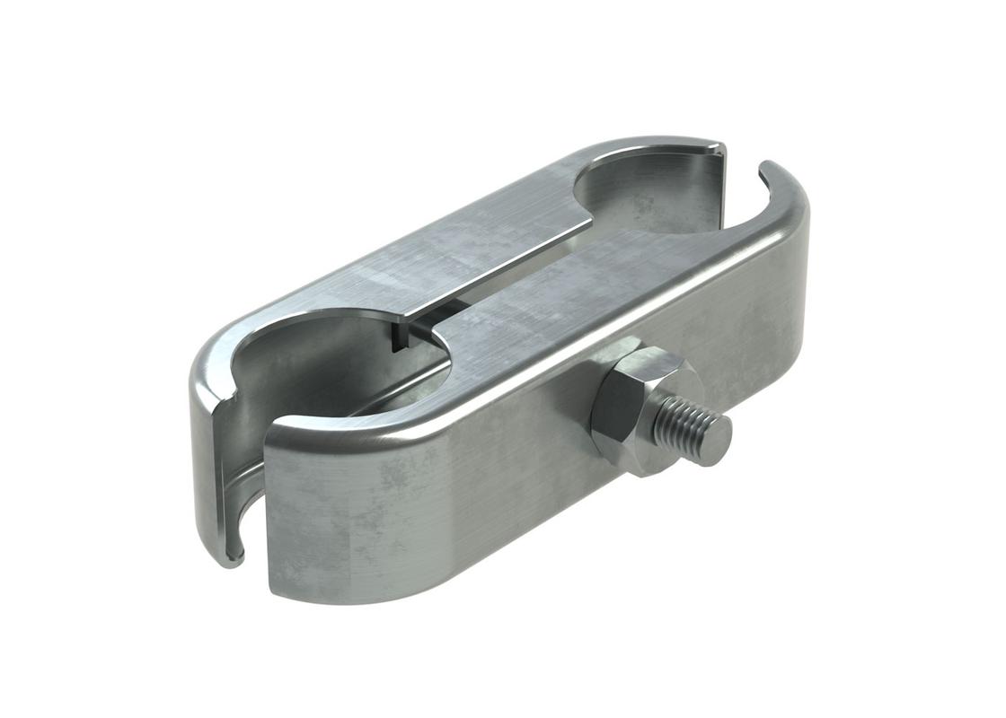 Heavy duty fence coupler