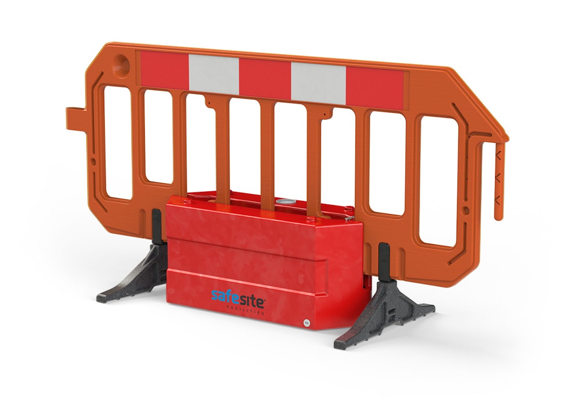 Gate Barrier with Rota Block Mini used and inserted as Ballast