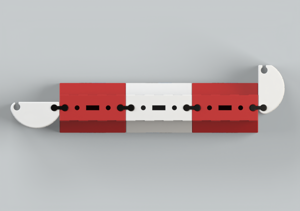 Water filled flood protection barriers top