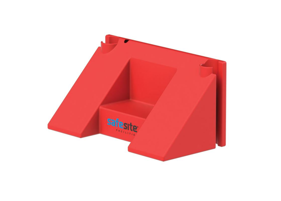 flood defence barrier single red