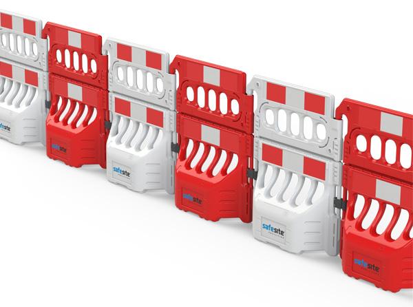 Buddha barriers joined with mini topper panels