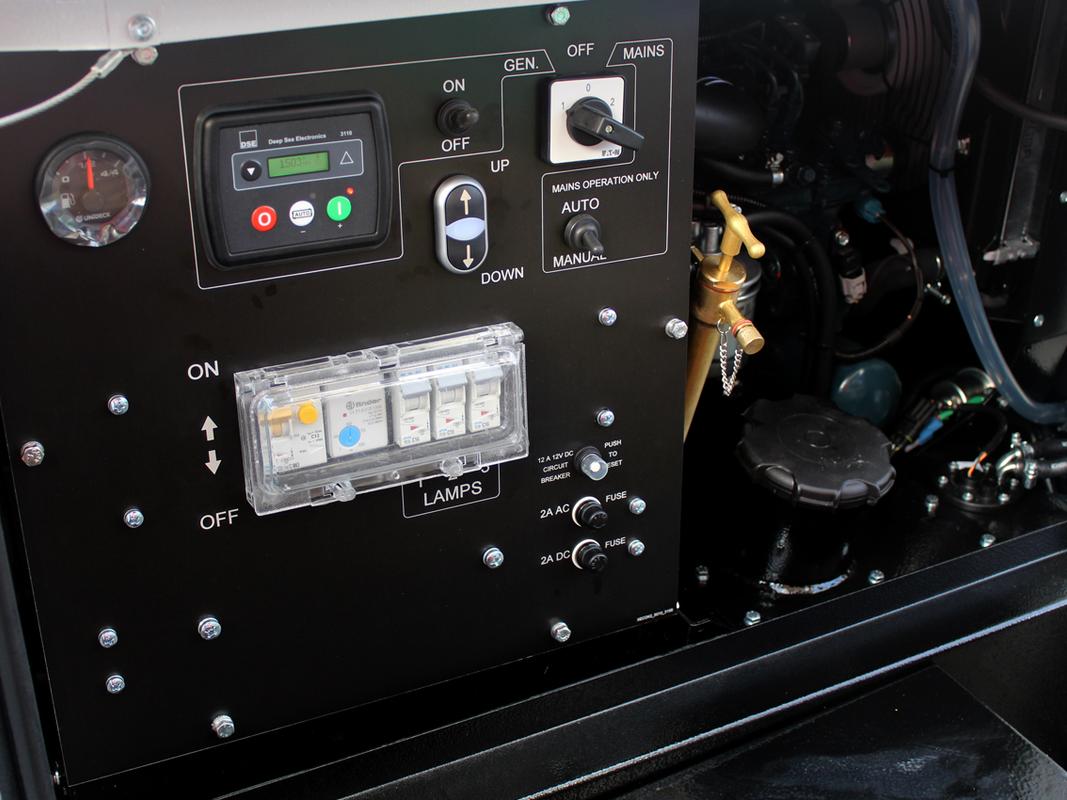 User Friendly Light Tower Control Panel