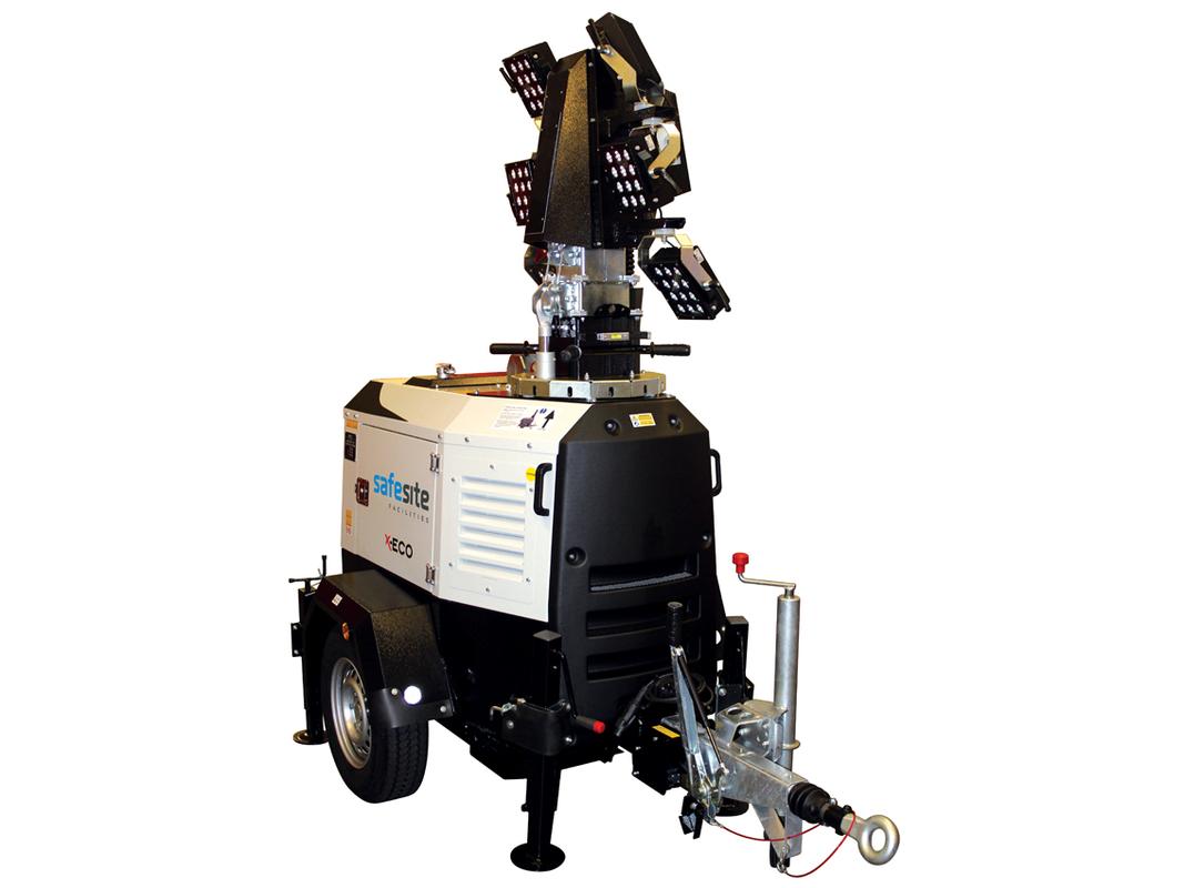 Light Tower Fully Retracted