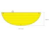 1500mm Road Plate End Section Diagram