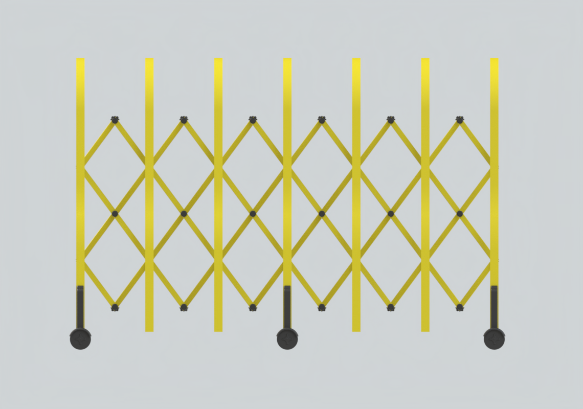 TurtleGate Pedestrian Crowd Barrier Extended Side