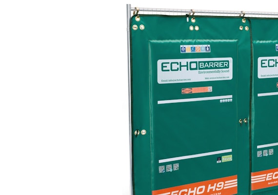 Echo H9 Acoustic Barrier On Fence