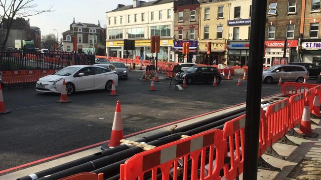 Chapter 8 barriers - high visibility - traffic management - London