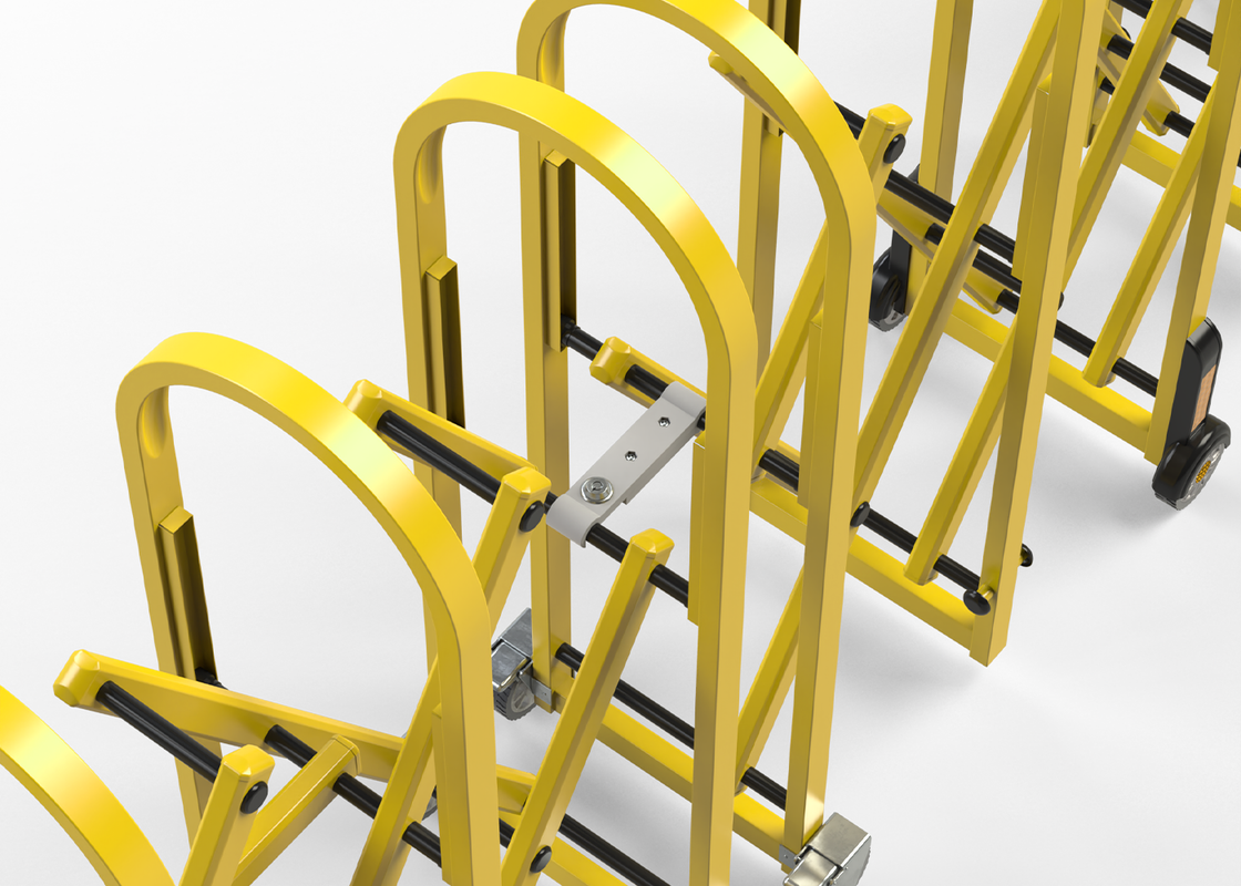 Close up of Centipede II with connecting mechanism