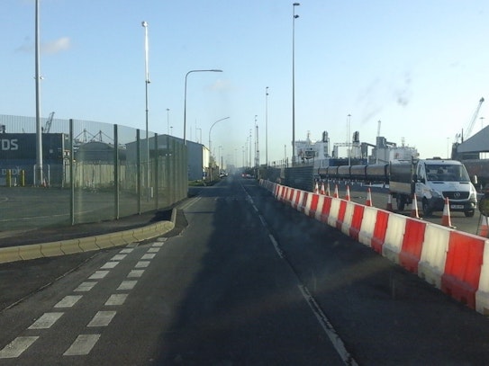 Evo Water Filled Barriers for Shipping Port – Lincolnshire