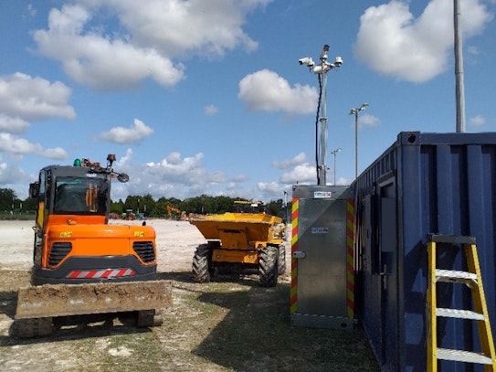 Rapid Deployment CCTV Tower at Construction Site – Kent