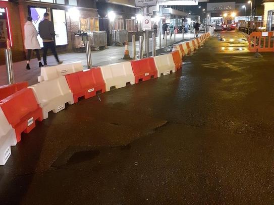 Pedestrian Barriers, Chapter 8 & Evo 55 Barriers at Railway Station