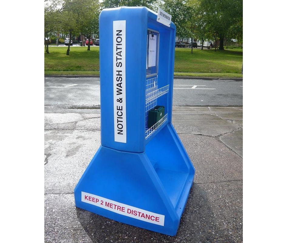 Coronavirus Hand Wash Station - Side