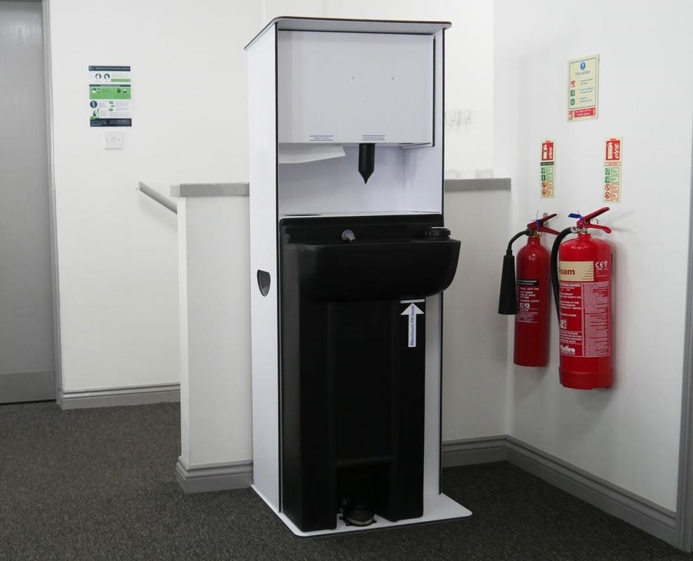 Large covid-19 hand wash station
