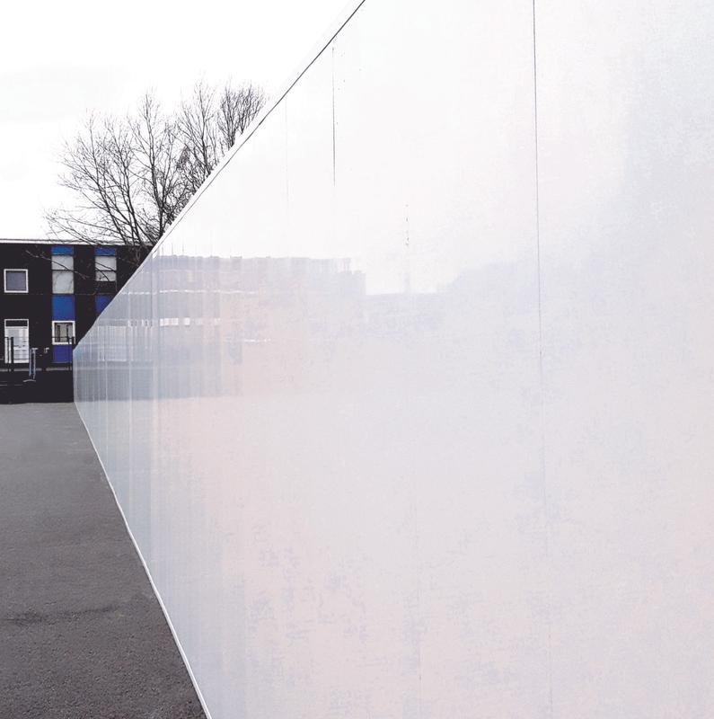 Temporary Reusable UPVC Hoarding